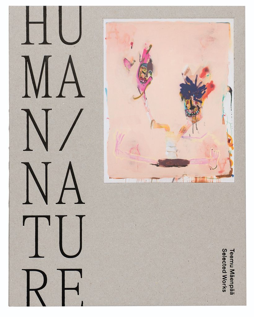 Cover of Human/Nature, a book showcasing Teemu Mäenpää's art from past few years. Photo: Tero Jussila